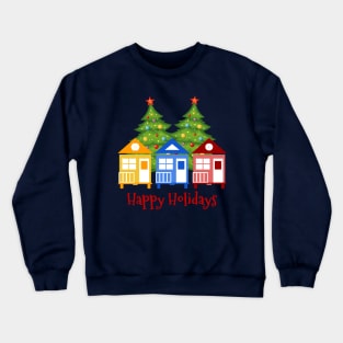 Happy Holidays Tiny House Living Crewneck Sweatshirt